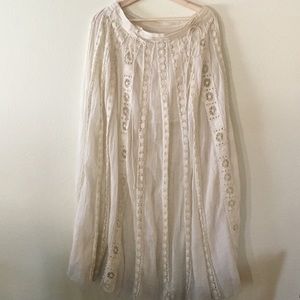 Free people skirt long